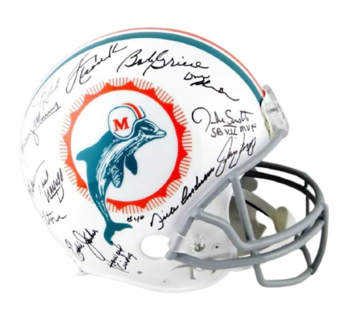 1972 Miami Dolphins Team Autographed Authenticated NFL Helmet Gallery - Ace  Rare Collectibles