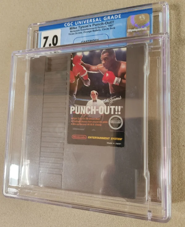 Mike Tyson Punch Out 1987 7.0. Very Rare. Beautiful condition